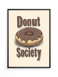Donut Vintage Illustration