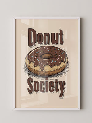 Donut Vintage Illustration