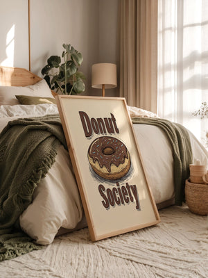 Donut Vintage Illustration