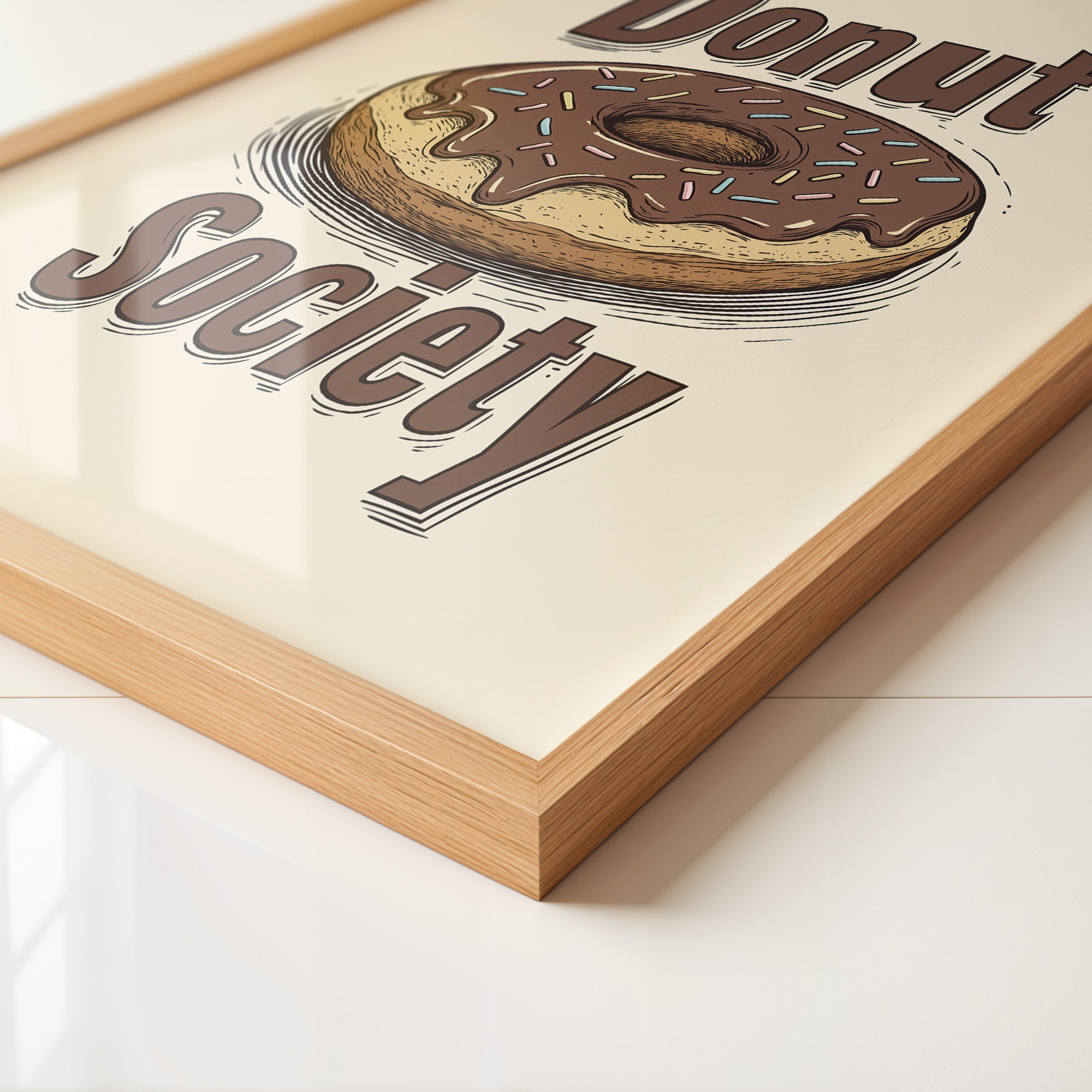 Donut Vintage Illustration