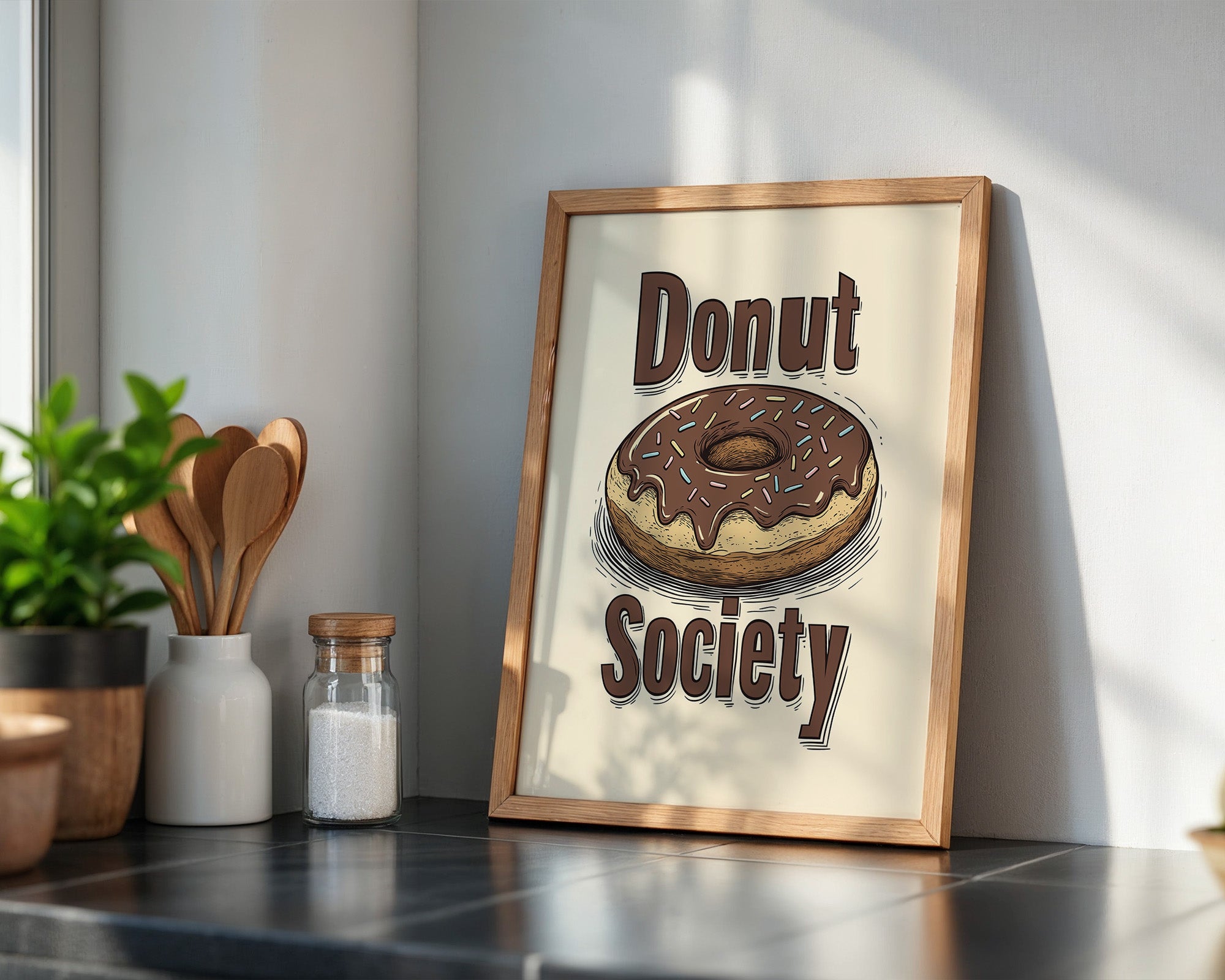 Donut Vintage Illustration