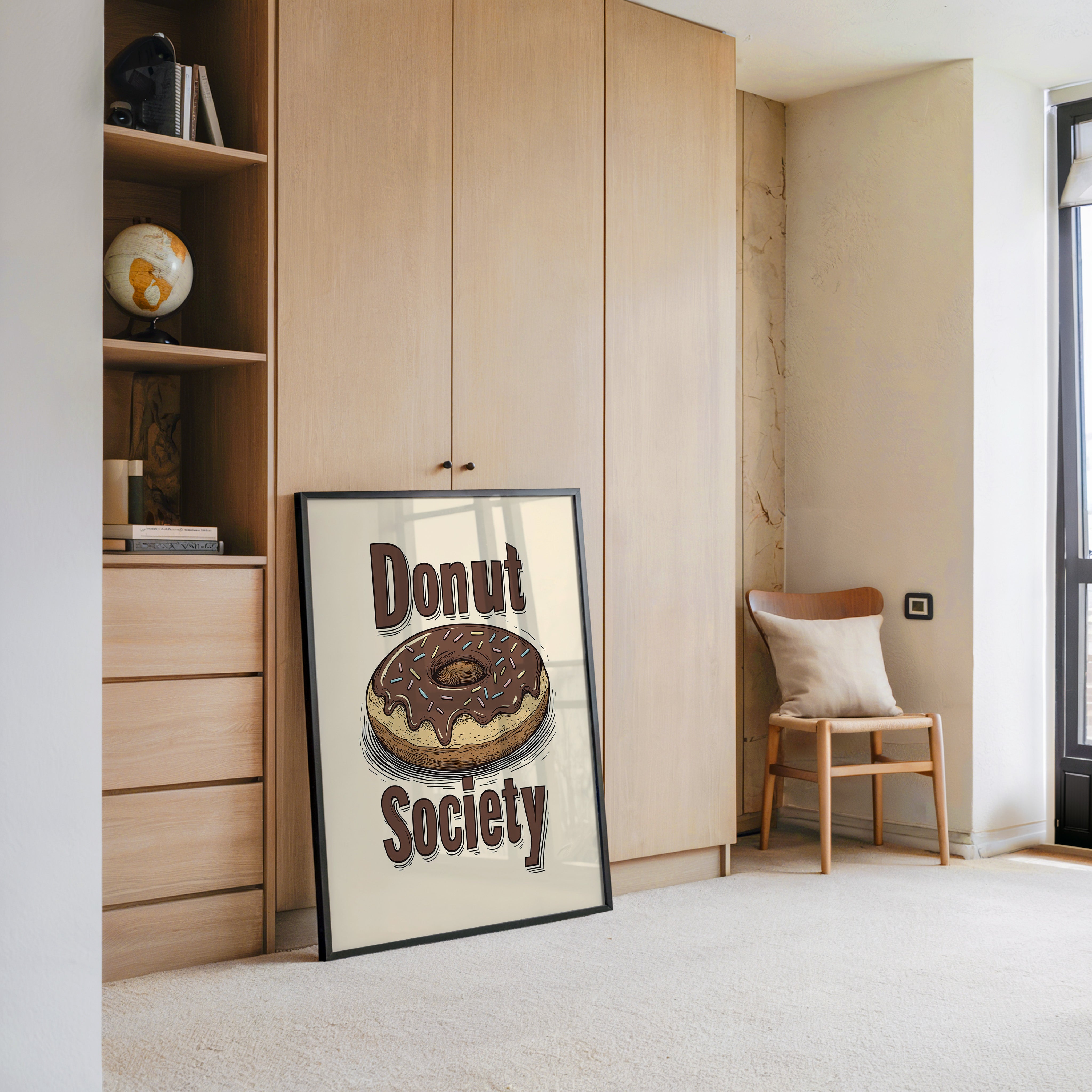 Donut Vintage Illustration