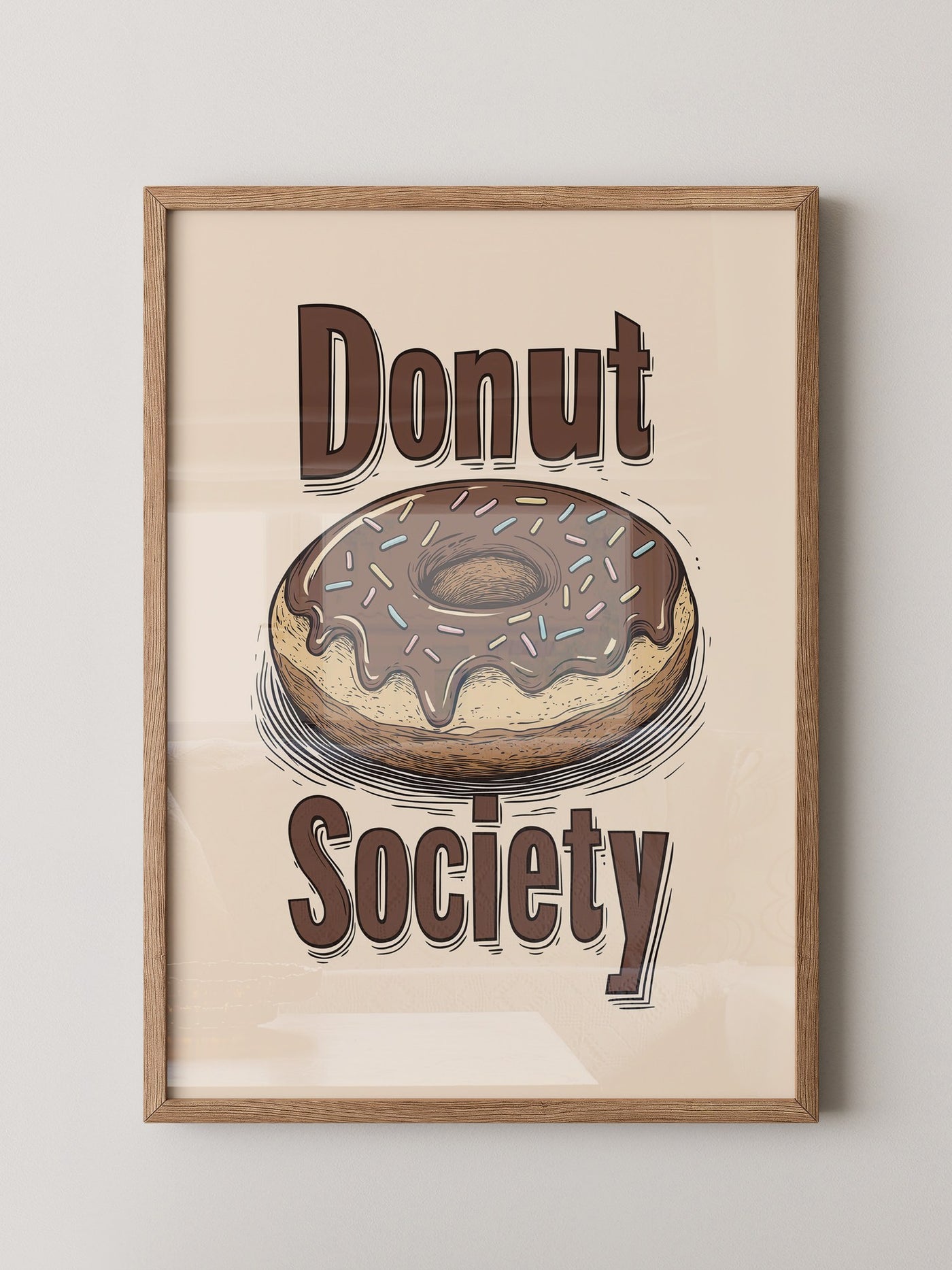 Donut Vintage Illustration