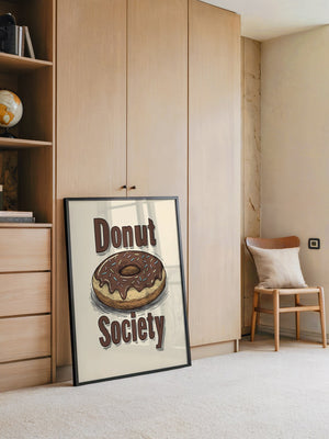 Donut Vintage Illustration