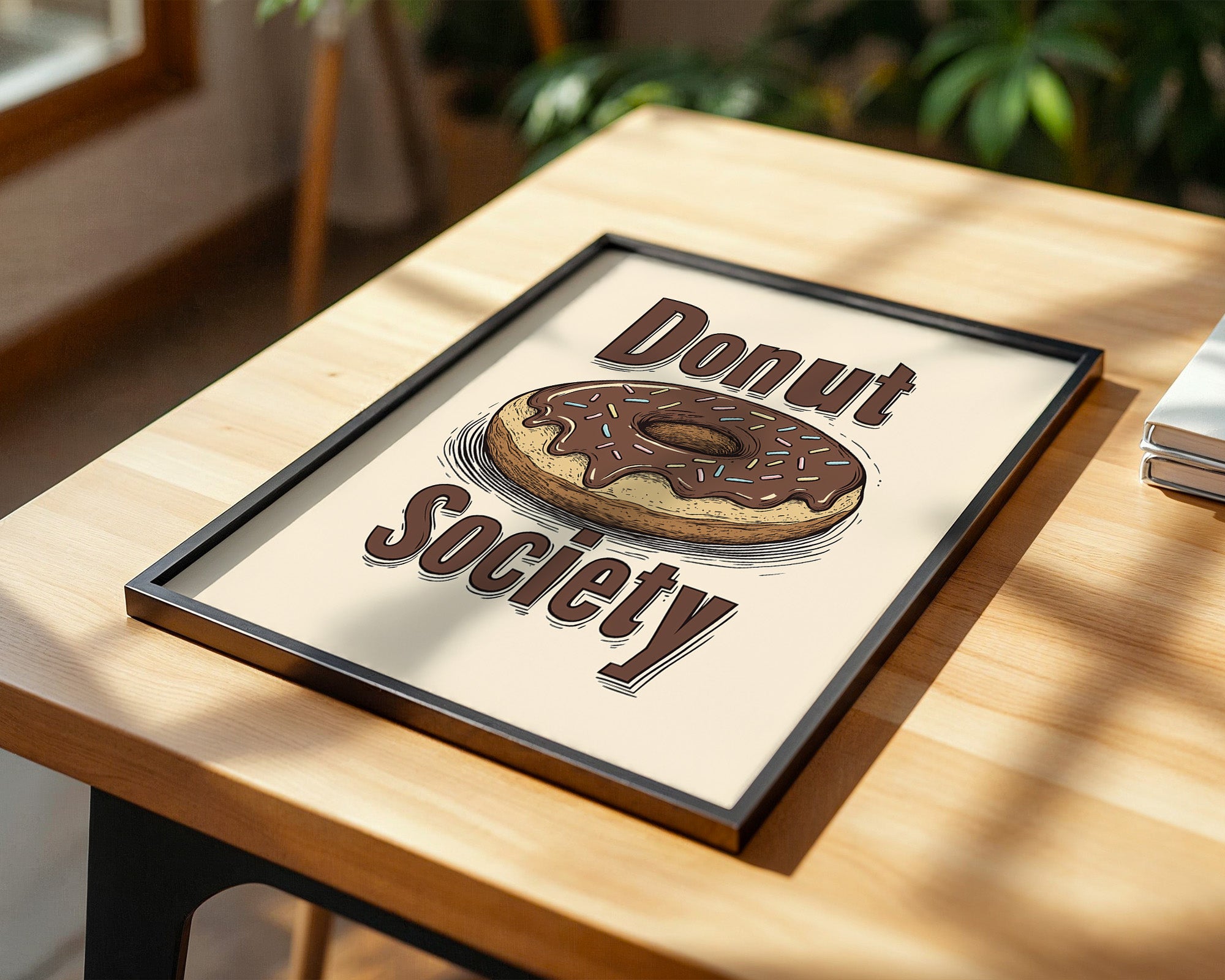 Donut Vintage Illustration