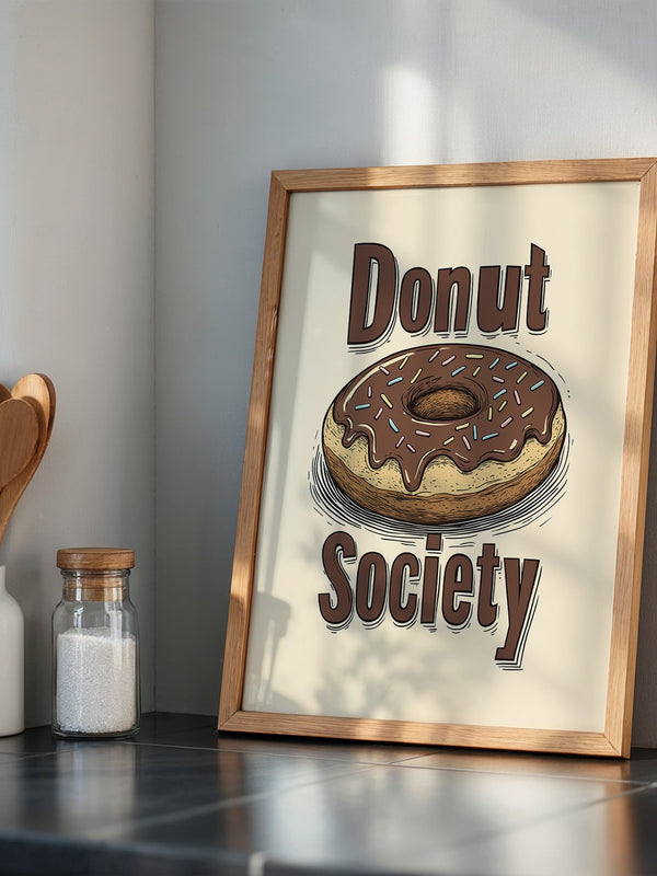 Donut Vintage Illustration