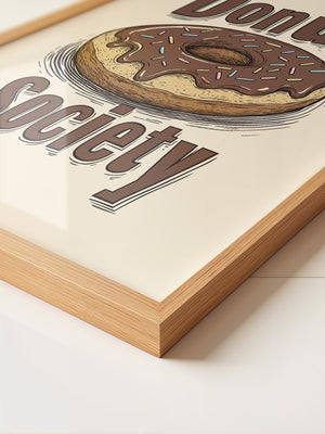 Donut Vintage Illustration