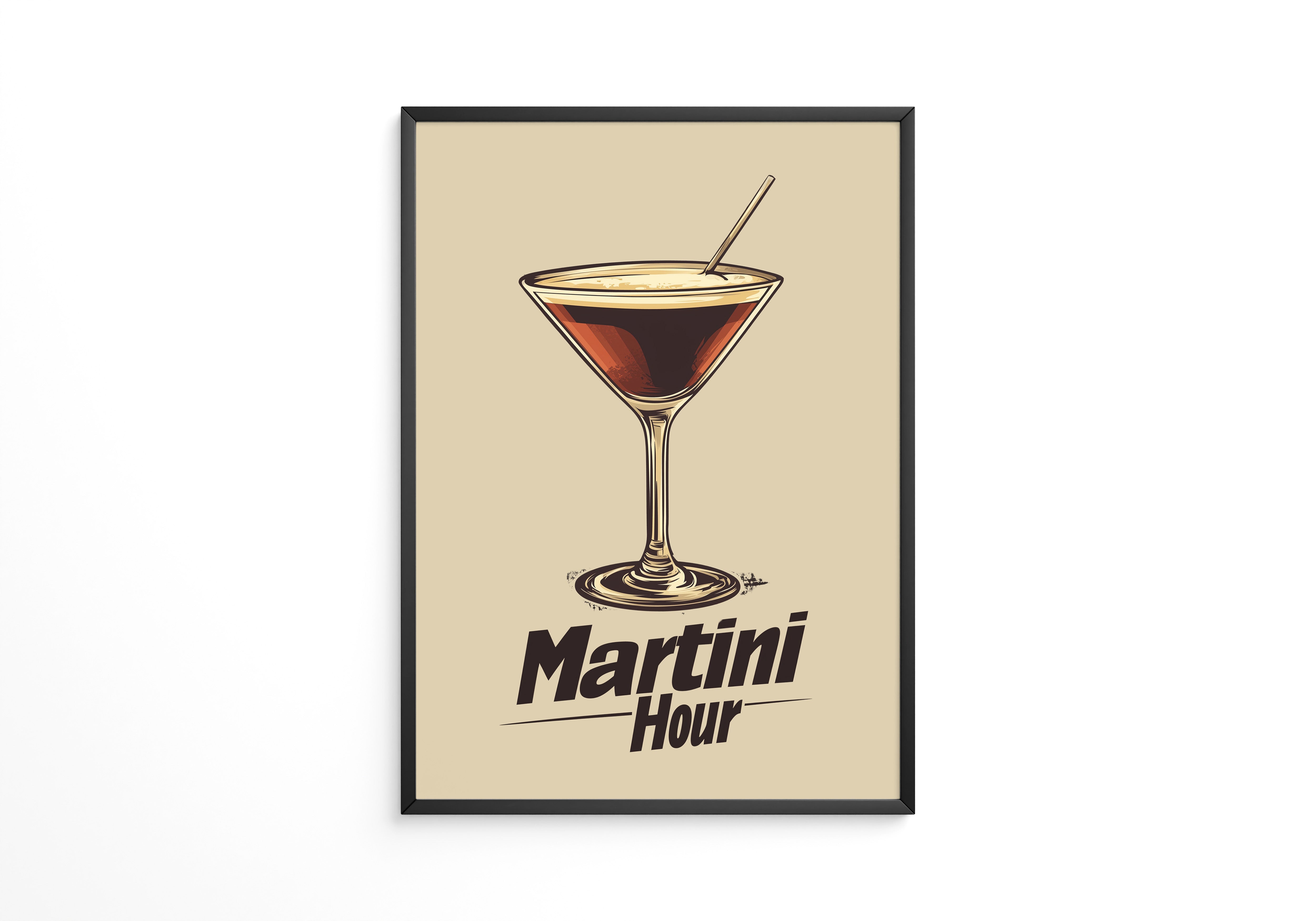 Cocktailglas Retro-Stil