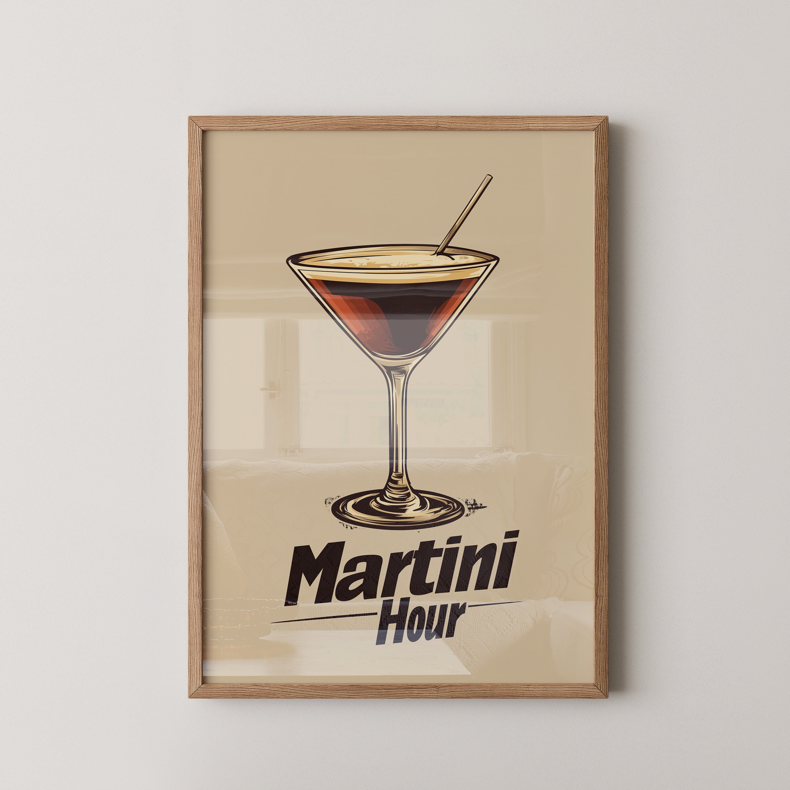 Cocktailglas Retro-Stil