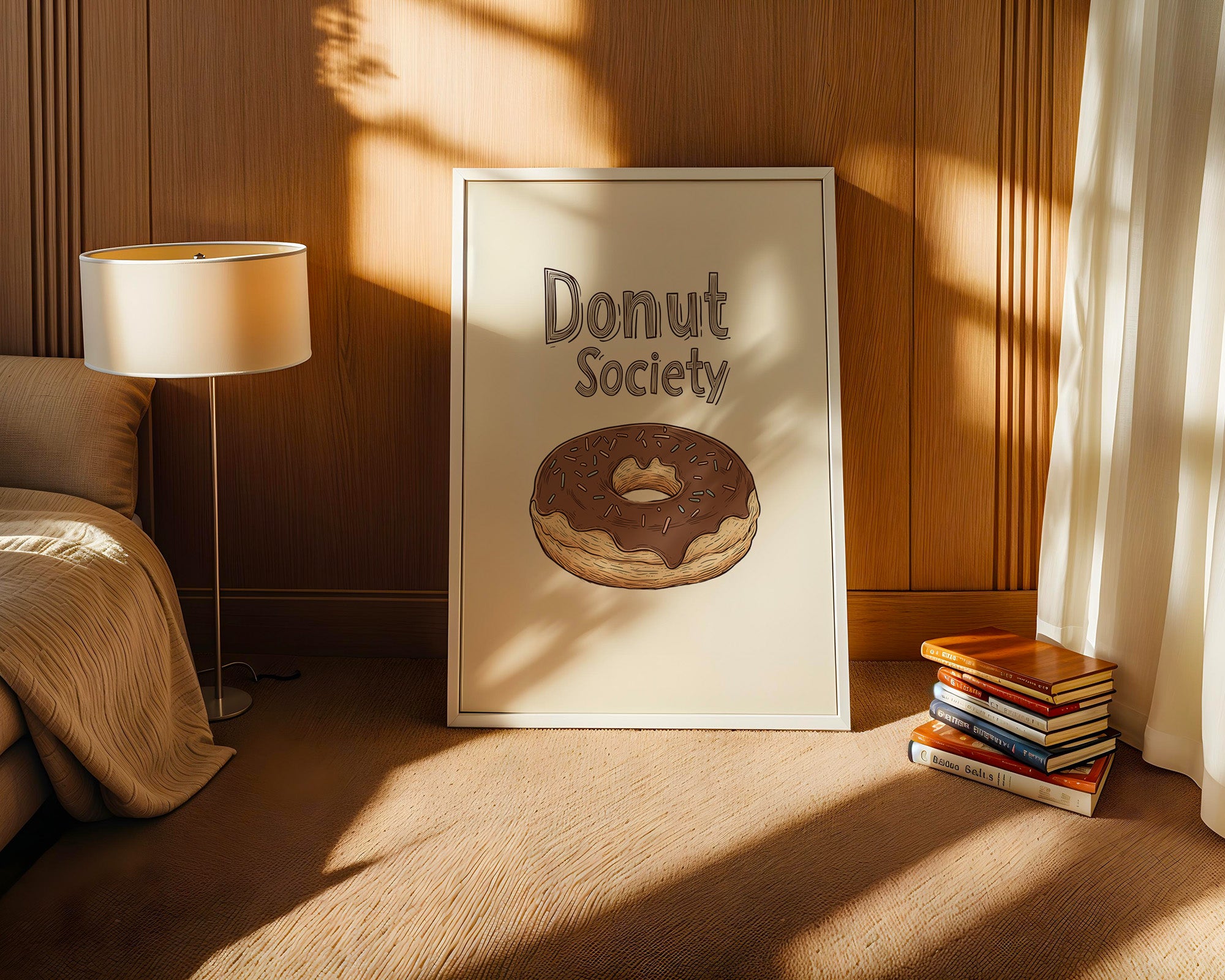 Donut Schoko-Ring Zeichnung