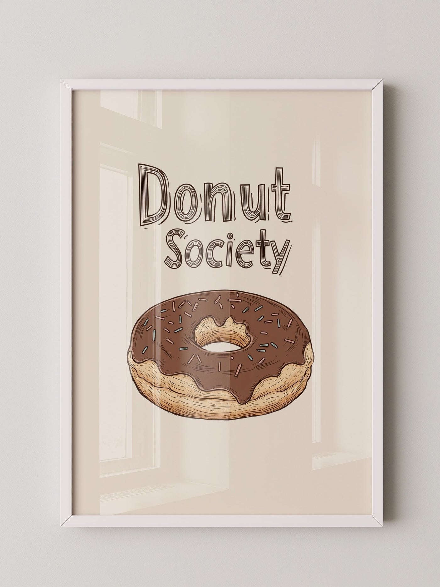 Donut Schoko-Ring Zeichnung