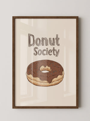 Donut Schoko-Ring Zeichnung