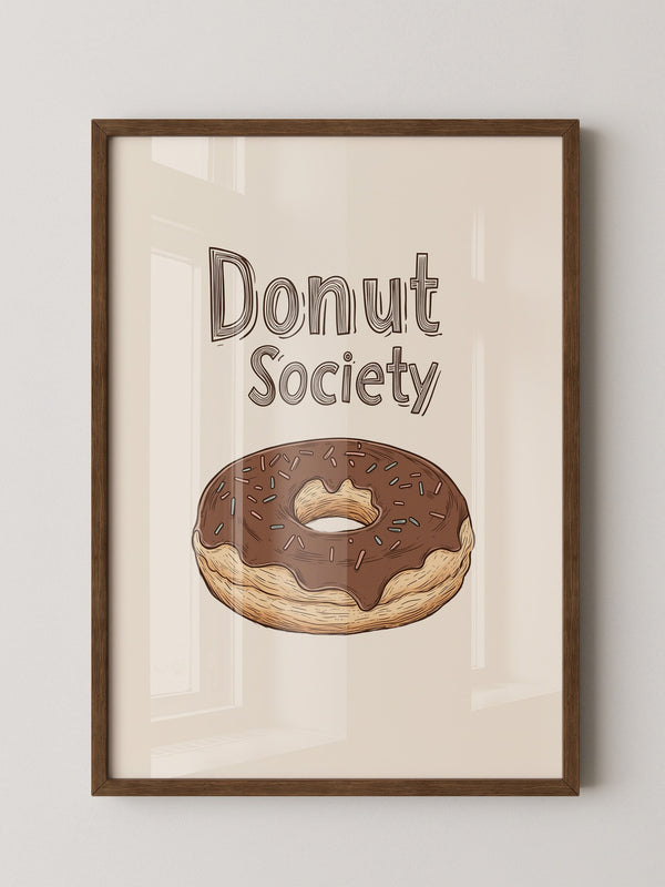 Donut Schoko-Ring Zeichnung