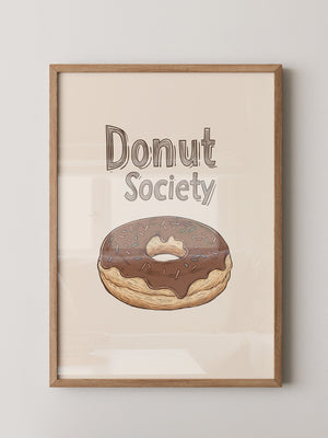 Donut Schoko-Ring Zeichnung