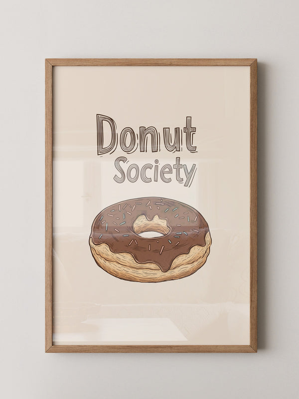 Donut Schoko-Ring Zeichnung