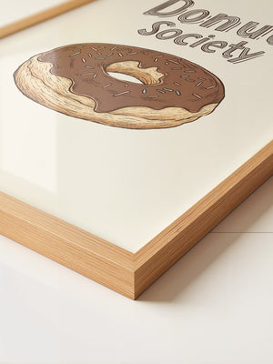 Donut Schoko-Ring Zeichnung