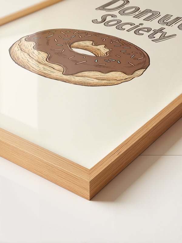 Donut Schoko-Ring Zeichnung