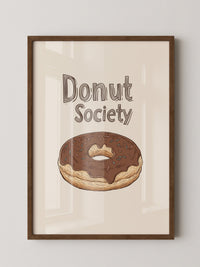 Donut Schoko-Ring Zeichnung