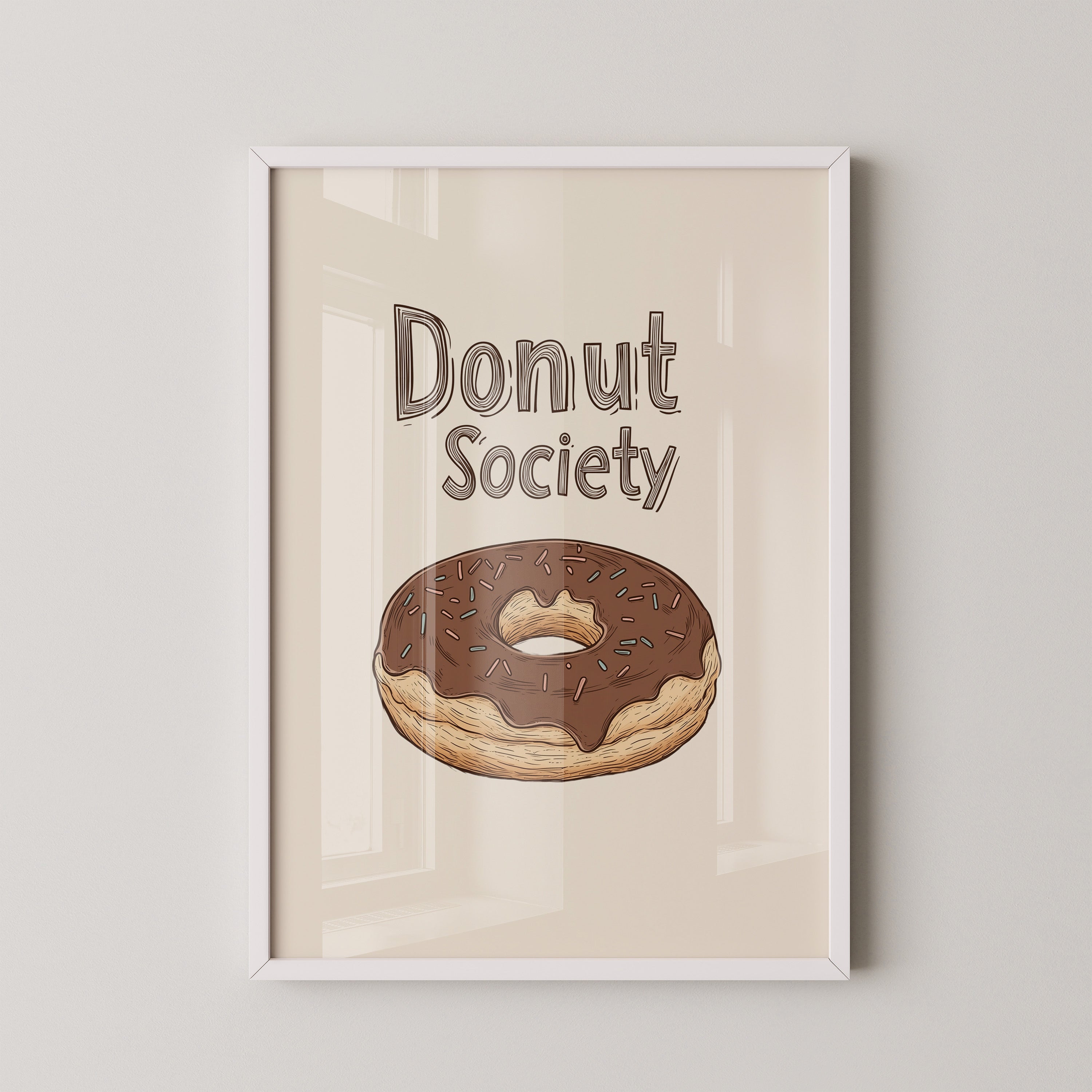 Donut Schoko-Ring Zeichnung