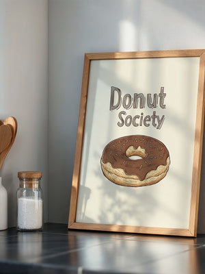 Donut Schoko-Ring Zeichnung