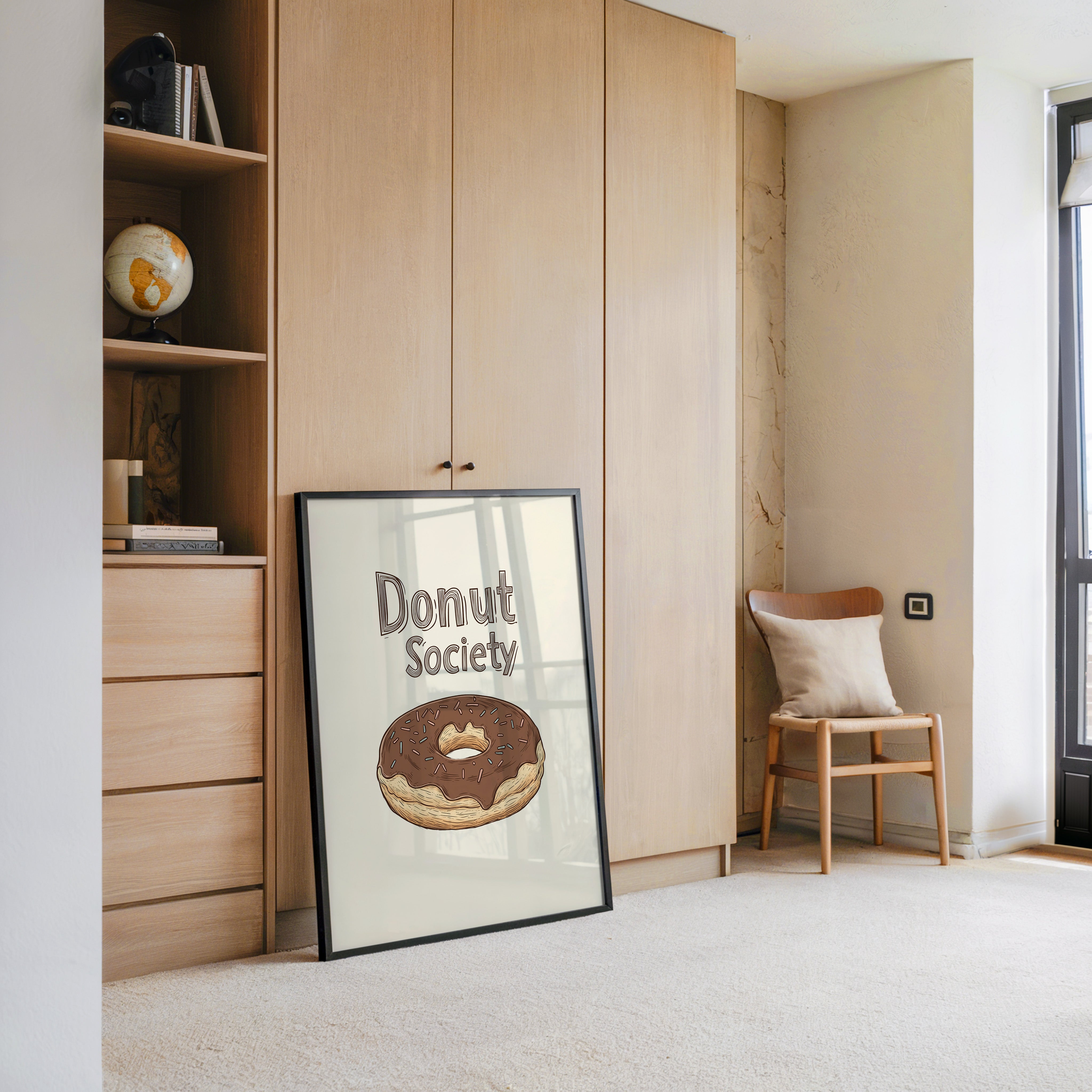 Donut Schoko-Ring Zeichnung