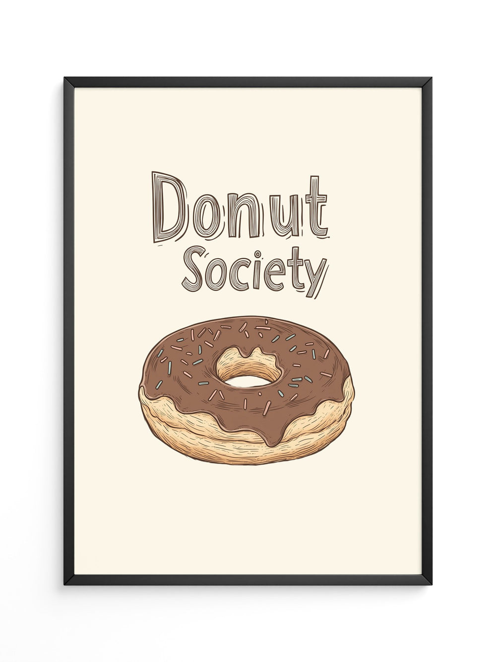 Donut Schoko-Ring Zeichnung
