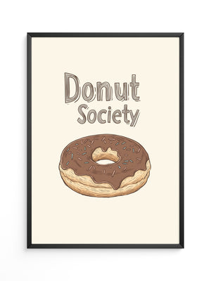 Donut Schoko-Ring Zeichnung