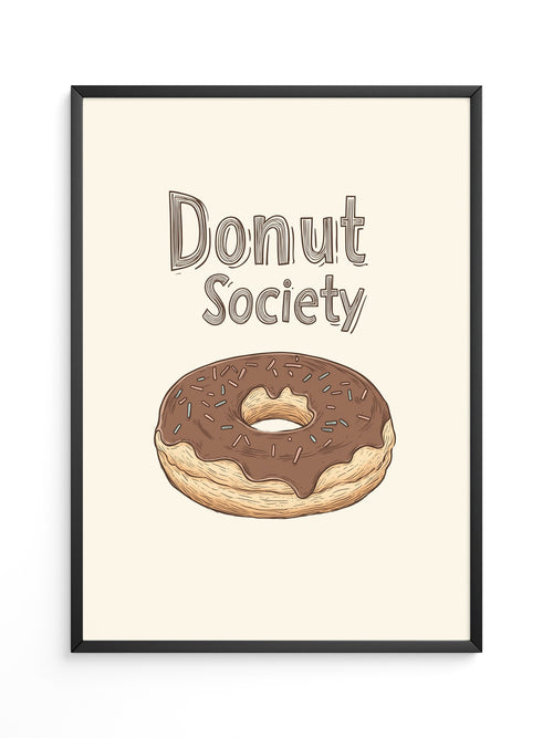 Donut Schoko-Ring Zeichnung