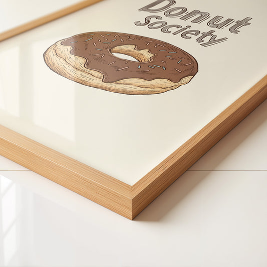 Donut Schoko-Ring Zeichnung