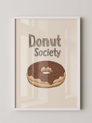 Donut Schoko-Ring Zeichnung