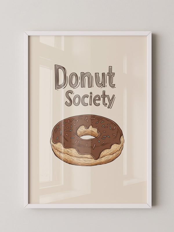 Donut Schoko-Ring Zeichnung