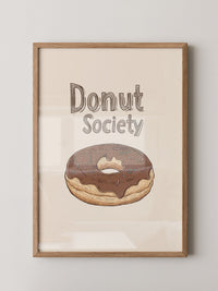 Donut Schoko-Ring Zeichnung