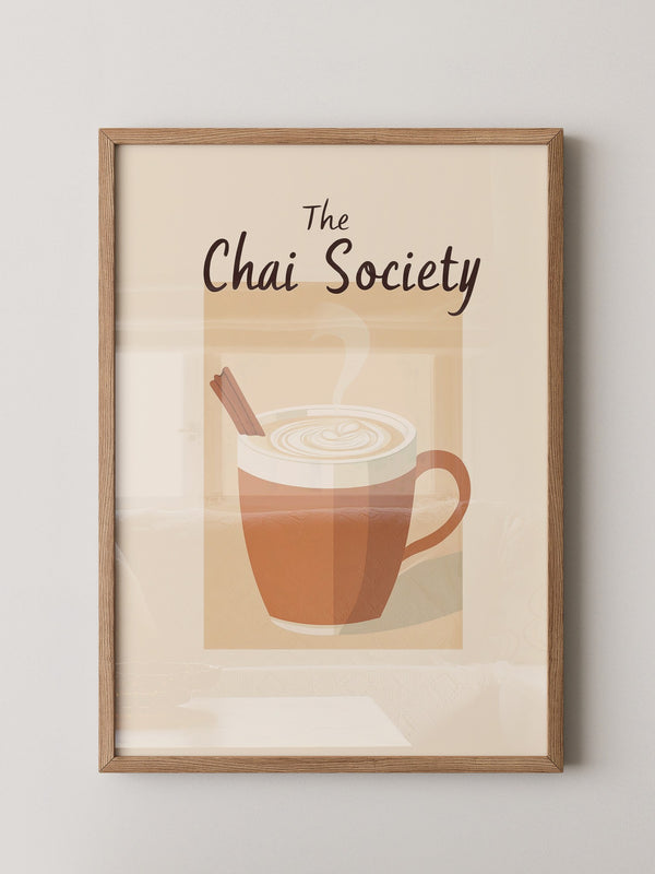 Chai Tasse stilisiert