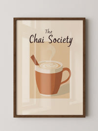 Chai Tasse stilisiert