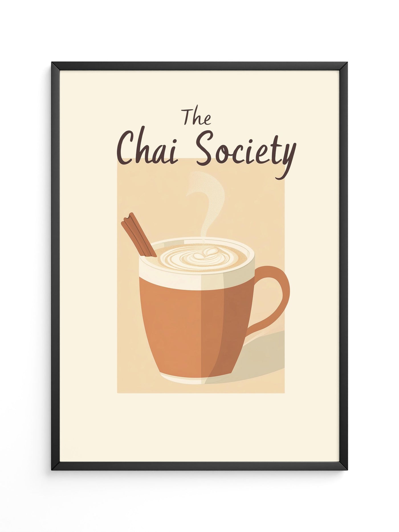 Chai Tasse stilisiert