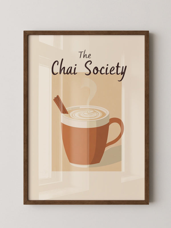 Chai Tasse stilisiert