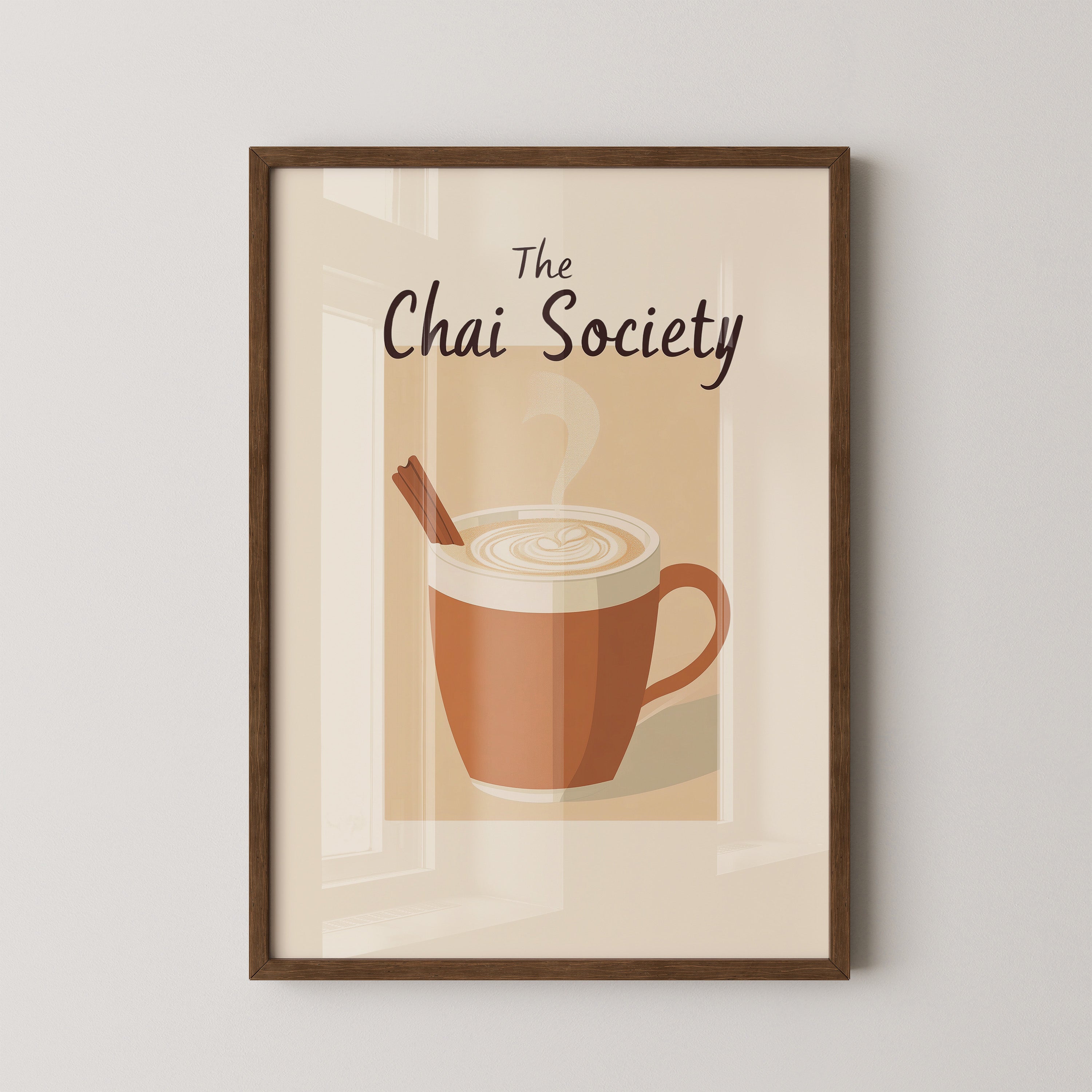 Chai Tasse stilisiert