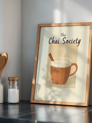 Chai Tasse stilisiert