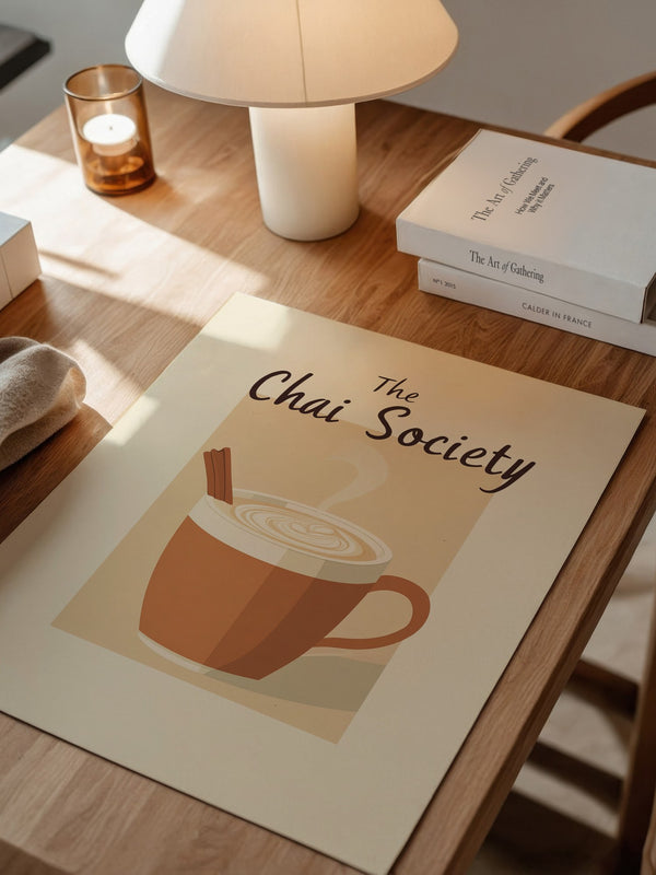 Chai Tasse stilisiert