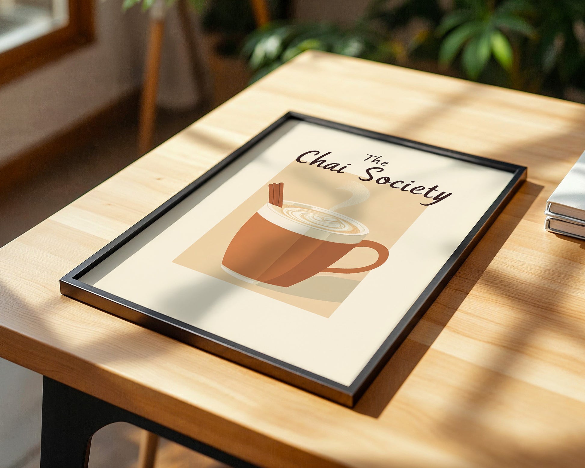 Chai Tasse stilisiert
