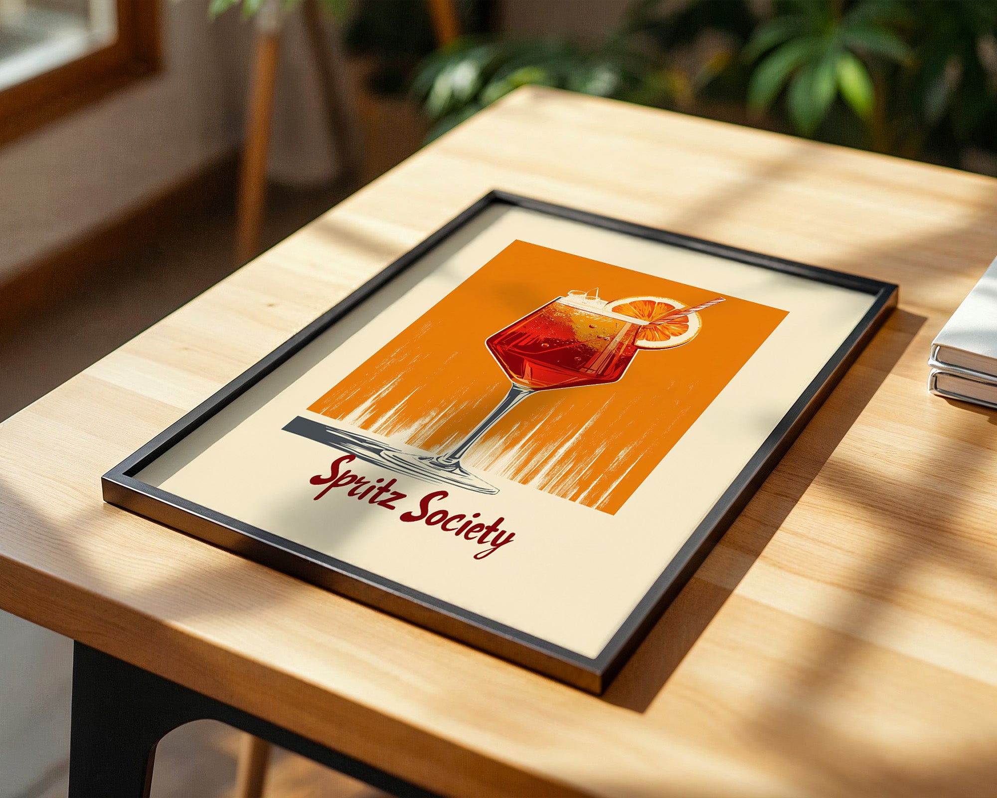 Spritz Glas Orange Vintage