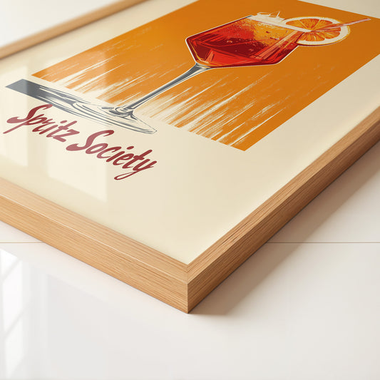 Spritz Glas Orange Vintage