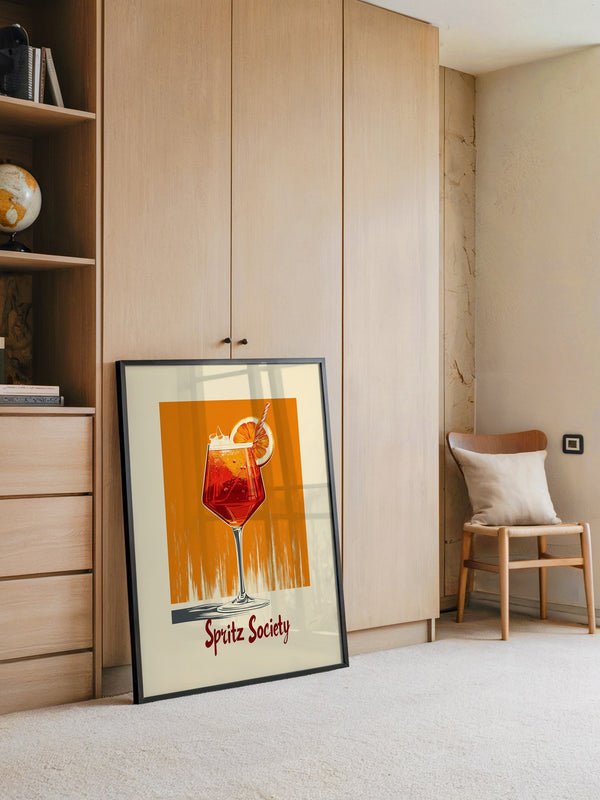 Aperol Spritz Glas Orange Vintage