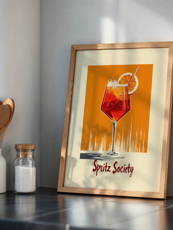 Aperol Spritz Glas Orange Vintage