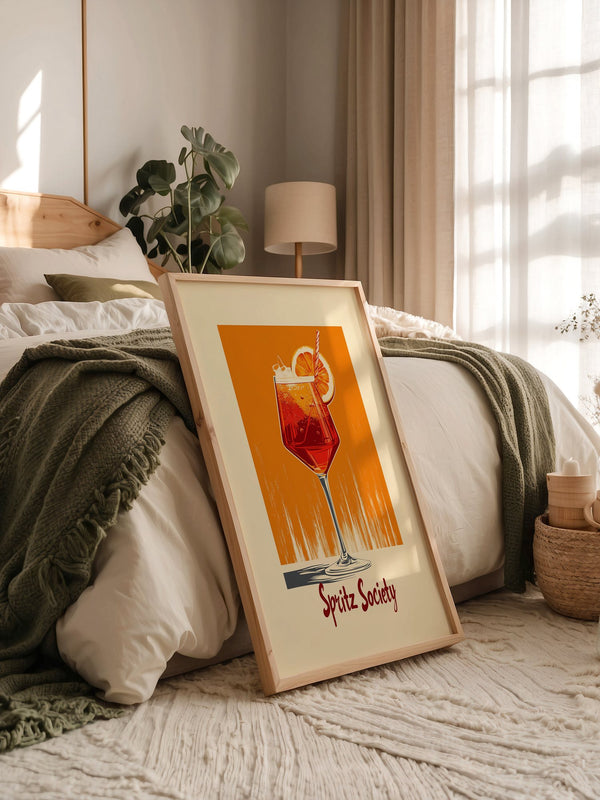 Aperol Spritz Glas Orange Vintage