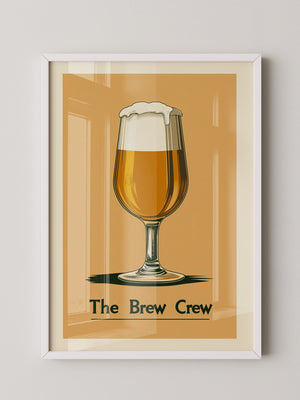 Bierglas Retro Stil