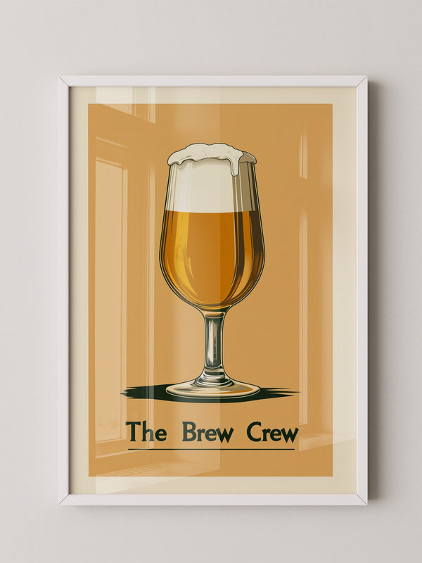 Bierglas Retro Stil