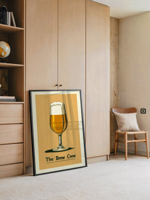Bierglas Retro Stil