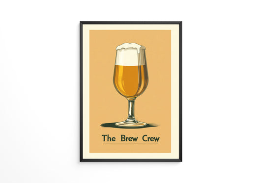 Bierglas Retro Stil