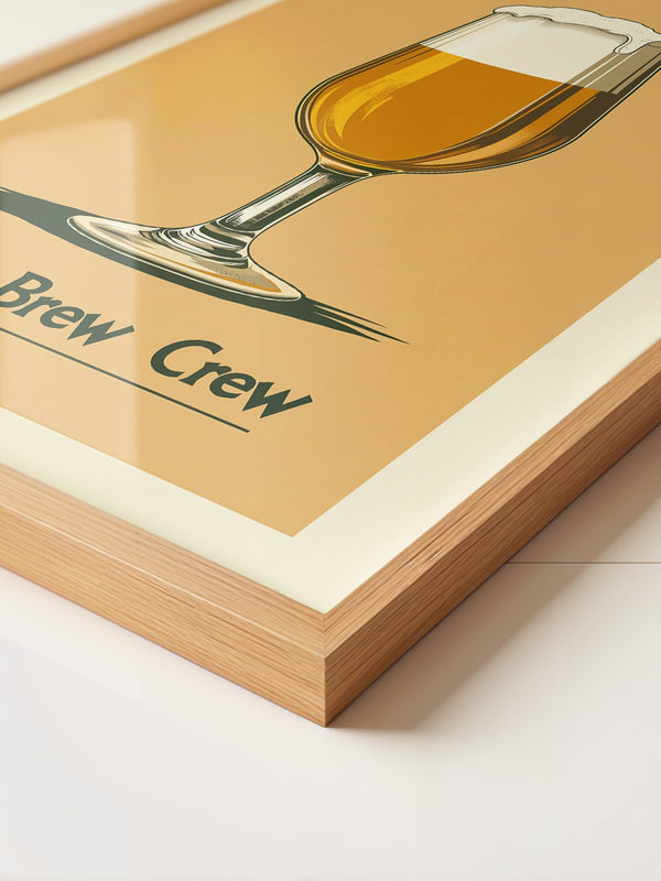 Bierglas Retro Stil